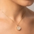 Pingente signo virgem banhado a ouro 18k (54276200) - Estilo Dixe | Semijoias Rommanel