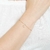 Pulseira menina banhada a ouro 18k com zircônias (55200206) na internet