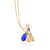 Gargantilha nossa senhora aparecida banhada a ouro 18k com zircônias e cristais (53251707) - comprar online