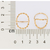Anel skinny torcido banhado a ouro 18k (51352600) na internet