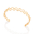 Bracelete colmeia banhado a ouro 18k (55210300)