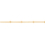 Pulseira infantil banhada a ouro 18k com bolas (55010400) - comprar online