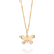 Pingente borboleta banhado a ouro 18k com zircônias (54285306) - comprar online