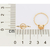 Anel skinny espiral banhado a ouro 18k com zircônias (51345606) na internet