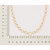 Gargantilha banhada a ouro 18k (53214900) - comprar online