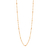 Cordão banhado a ouro 18k fio cadeado (53167200)