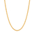 Cordão banhado a ouro 18k fio veneziana (53131100)