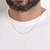 Cordão diamantado banhado a ouro 18k (53232700) - Estilo Dixe | Semijoias Rommanel