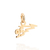 Pingente relâmpago 95 banhado a ouro 18k (54282000)