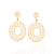 Maxi brinco banhado a ouro 18k (52727700)