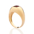 Anel clássico solitário banhado a ouro 18k com cristal (51345324) - comprar online