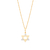 Pingente banhado a ouro 18k com aplicação de rhodium - comprar online