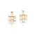 Brinco banhado a ouro 18k com zircônias (52726406)