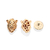 Brinco Mufasa 3d banhado a ouro 18k (52744600) - comprar online