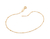 Tornozeleira banhada a ouro 18k (55138500)