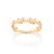 Anel skinny borboletas banhado a ouro 18k (51348400) - comprar online