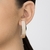 Brinco meia argola liso banhado a ouro 18k (52727500) - Estilo Dixe | Semijoias Rommanel