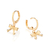 Brinco argola laço banhado a ouro 18k (52740000) - comprar online