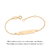 Pulseira personalizável coroa da princesa ariel banhada a ouro 18k (55216100) - comprar online