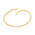 Pulseira rabo de rato banhada a ouro 18k (55203100)