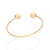 Bracelete banhado a ouro 18k com esferas (55216800)