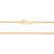 Cordão banhado a ouro 18k fio rabo de rato (53054800) - comprar online