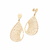 Brinco gota pêndulo banhado a ouro 18k (52733000) - comprar online