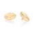 Brinco botão banhado a ouro 18k (52731100) - comprar online