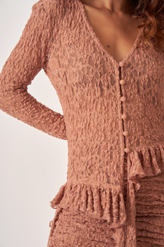 Blusa Renda Anyah Capuccino - loja online