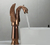 Griferia de Diseño Cisne Rosa Gold