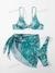 Bikini Tres Piezas con Aros - comprar online