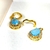 Brinco - Heart Azul Tiffany - comprar online