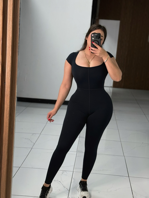 Skinny sport jumpsuit
