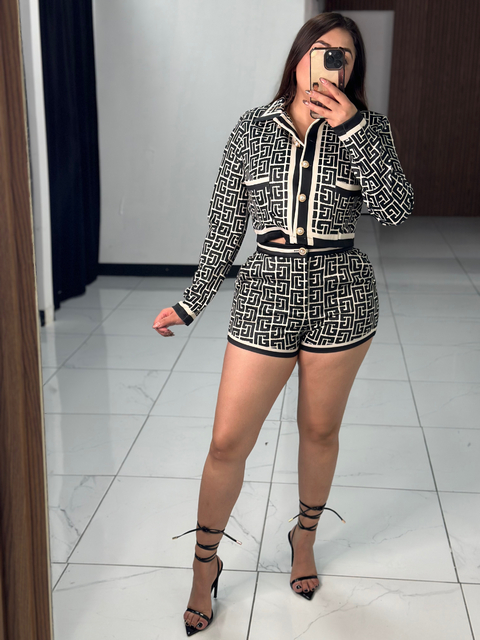 Set de short y chaleco