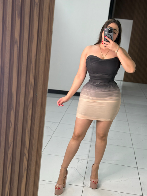 Mini dress degradado