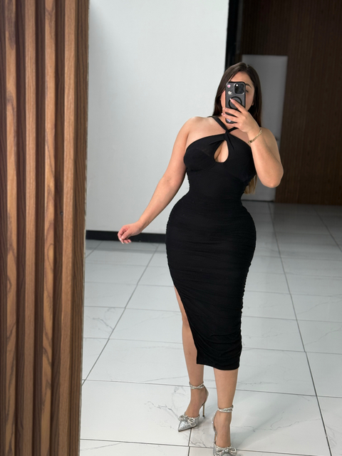 Halter elegant dress