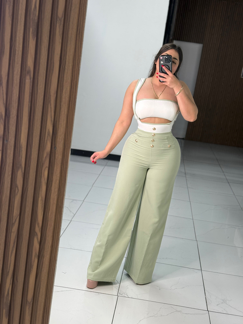 Sage jumpsuit