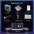 Projetor HD portátil LED inteligente YT200, foco automático, suporte decodific na internet