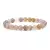 Pulseira de Pedras Naturais - Energia Positiva com Ametista, Quartzo e Jade - comprar online