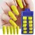 Kit Completo de Unhas Postiças Realistas - 100 Peças, Formato Caixão, Acrílico e Ferramentas para Gel e Esmalte
