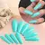 Kit Completo de Unhas Postiças Realistas - 100 Peças, Formato Caixão, Acrílico e Ferramentas para Gel e Esmalte - loja online