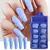 Kit Completo de Unhas Postiças Realistas - 100 Peças, Formato Caixão, Acrílico e Ferramentas para Gel e Esmalte - comprar online