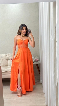 Vestido Longo Festa Elegância Feminina - comprar online