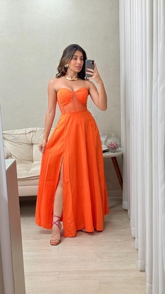 Vestido Longo Festa Elegância Feminina na internet