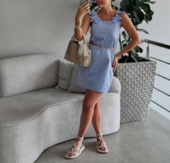 Vestido Curto Alfaiataria com aplicações Flora - comprar online