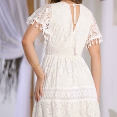 Vestido Longo Feminino Rendado - comprar online
