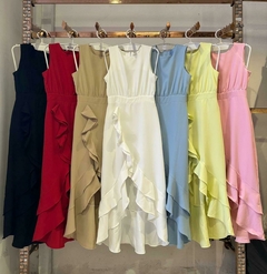 Vestido Longo Babados Heloise na internet