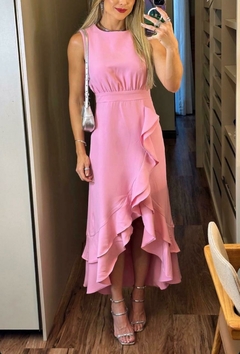 Vestido Longo Babados Heloise - comprar online