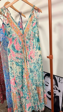 Vestido Indiano Lenço de Seda na internet