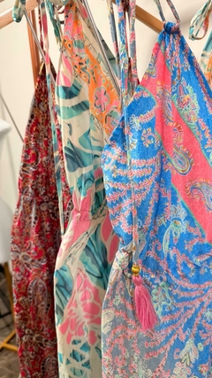 Vestido Indiano Lenço de Seda - comprar online